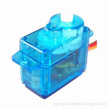 Micro 3g Servo Motor with Blue Transparent Case